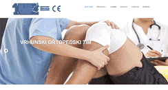 Desktop Screenshot of ortopedijakg.com